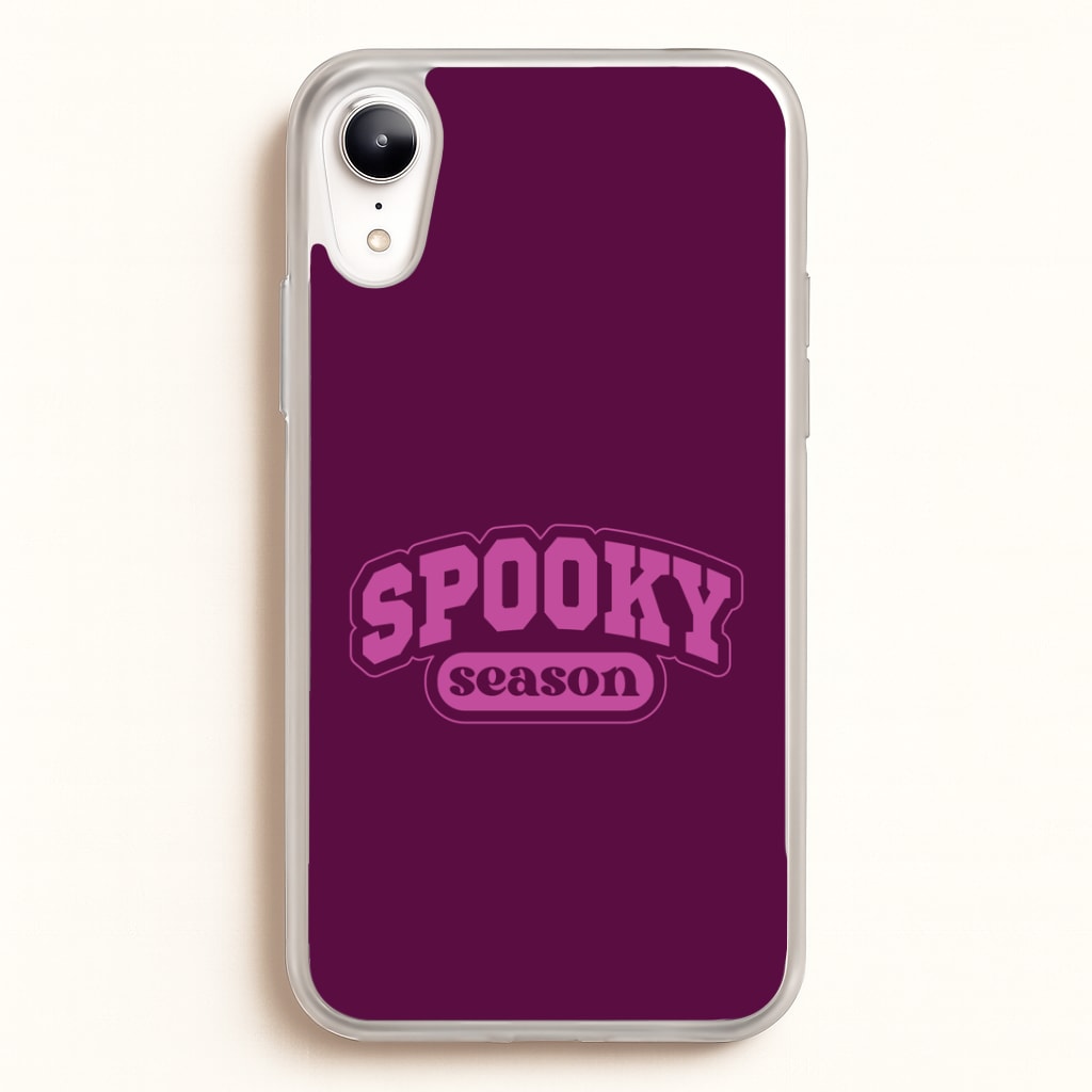 Spooky Season Varsity iPhone XR Case