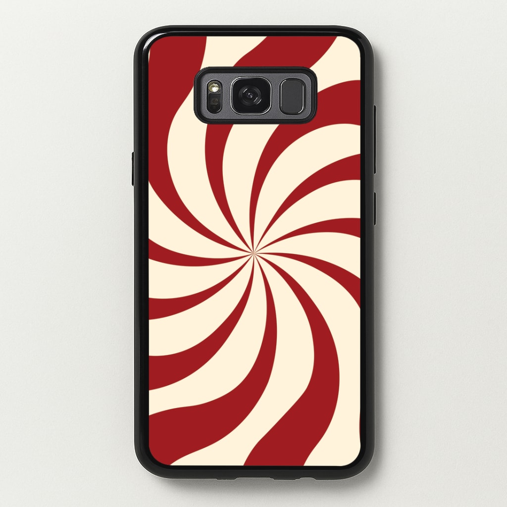 Peppermint Swirl Pattern Galaxy S8 Plus Case