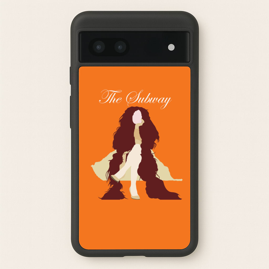 Subway Orange Google Pixel 7a Case