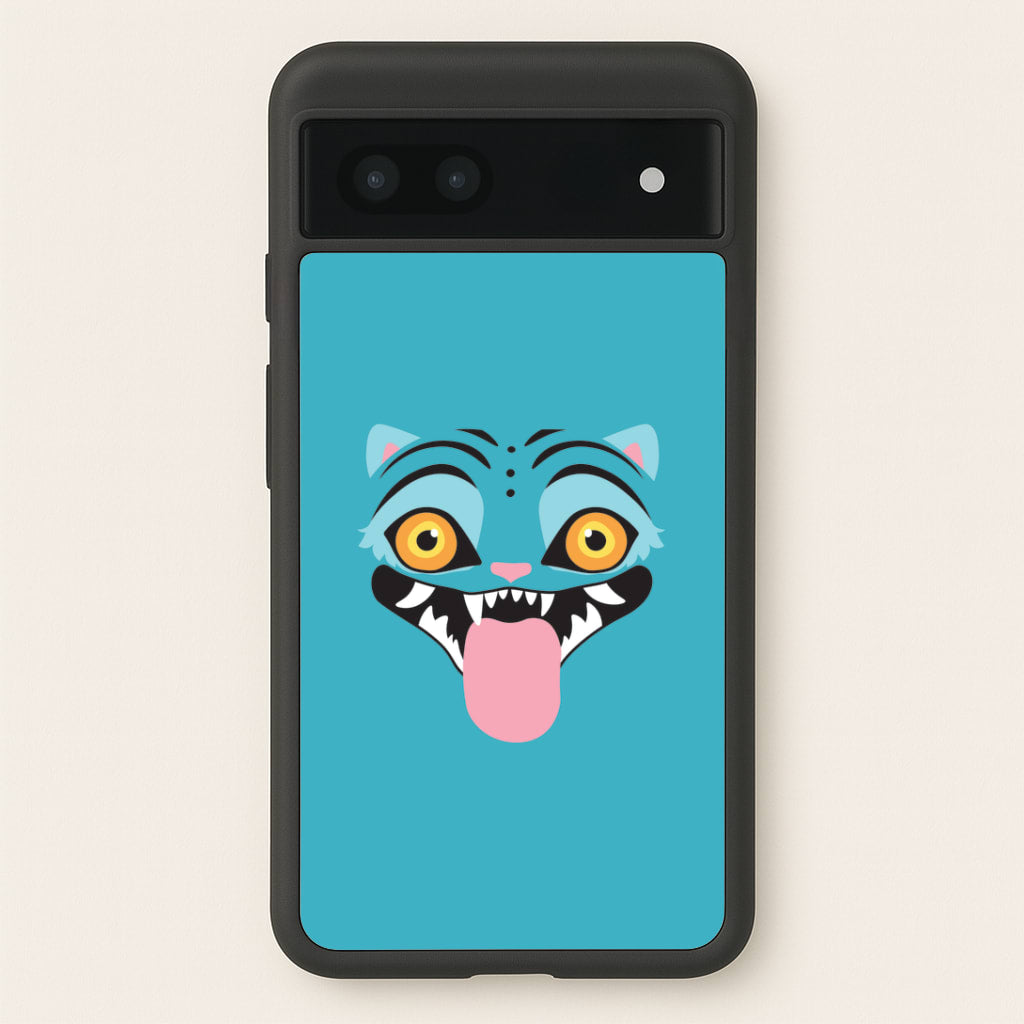 Demon Cat Face Google Pixel 7a Case