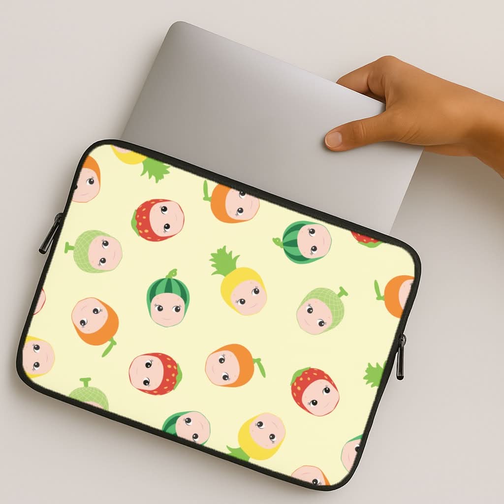 Fruit Angels Pattern MacBook Cover