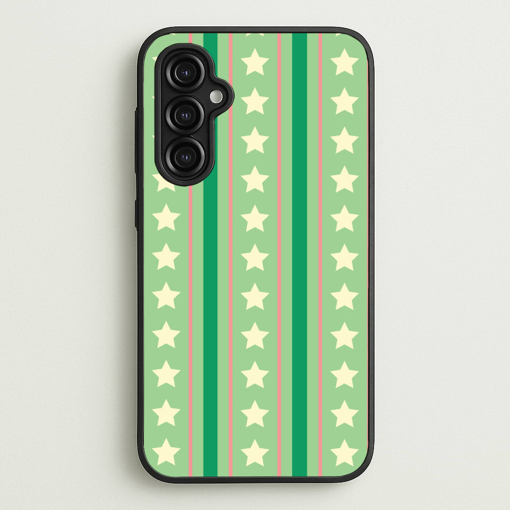 Stars And Stripes Christmas Pattern Galaxy A14 Case