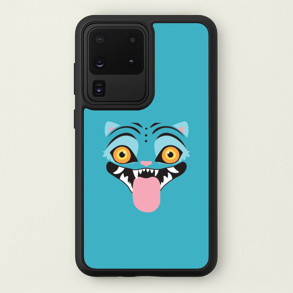 Demon Cat Face Galaxy S20 Ultra Case