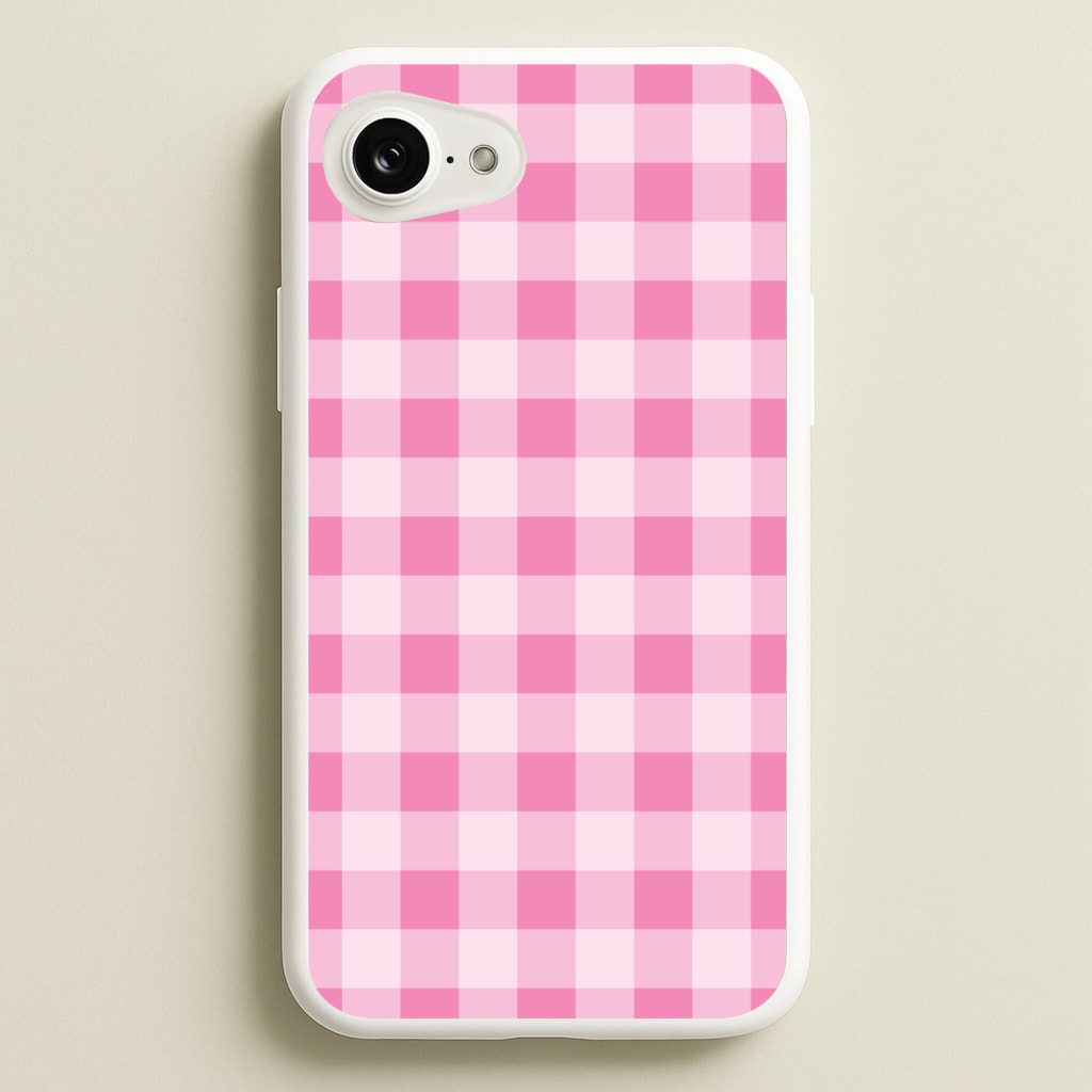 Strawberry Gingham iPhone 17e Case