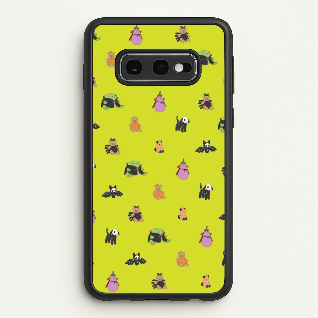 Halloween Plushies Pattern III - Halloween Galaxy S10e Case