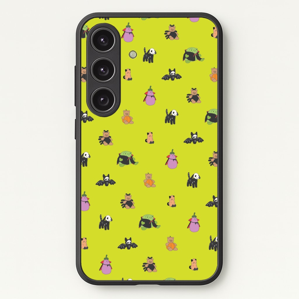 Halloween Plushies Pattern III - Halloween Galaxy S24FE Case