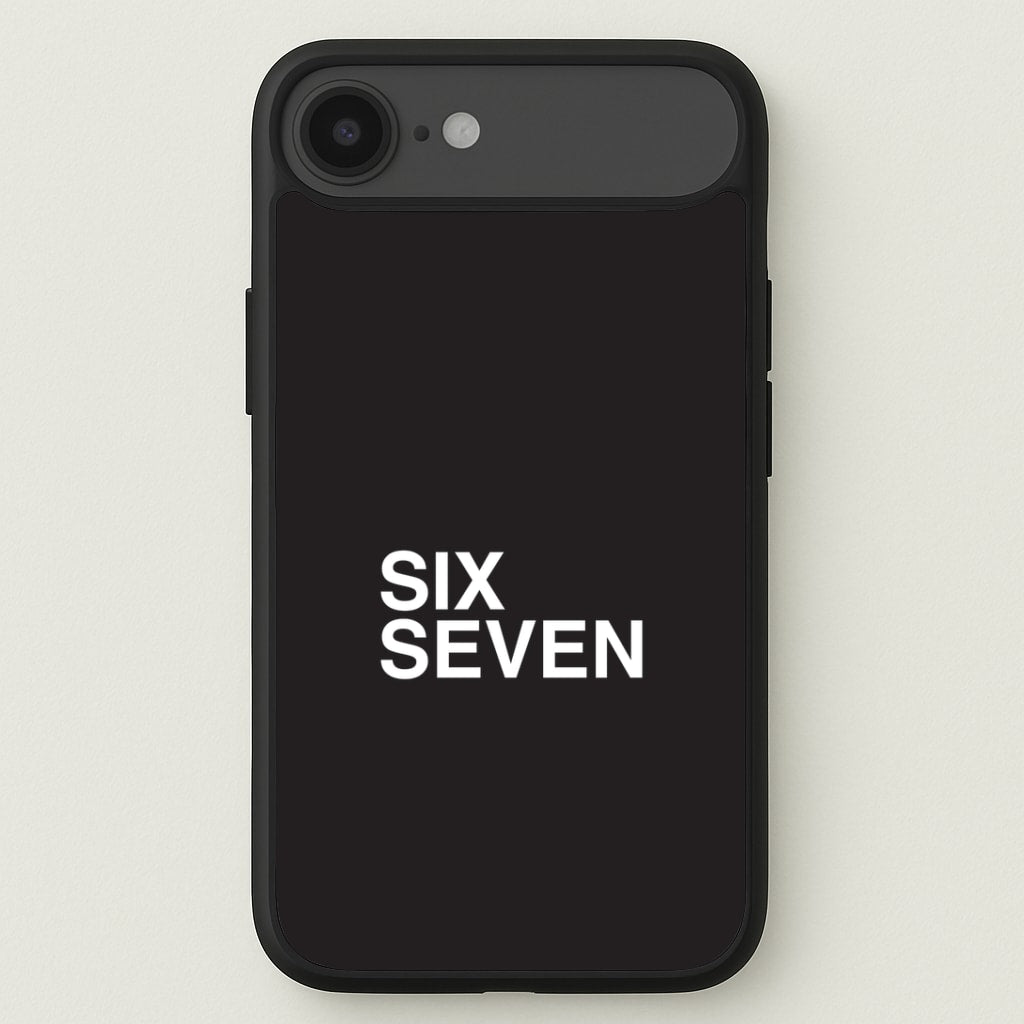 6 7 Black iPhone 17 Air Case