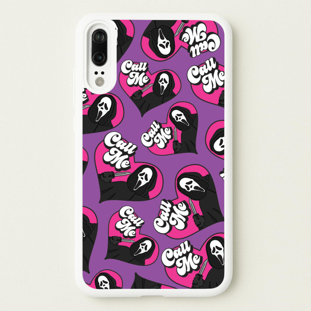 Call Me Heart Pattern Huawei P20 Case
