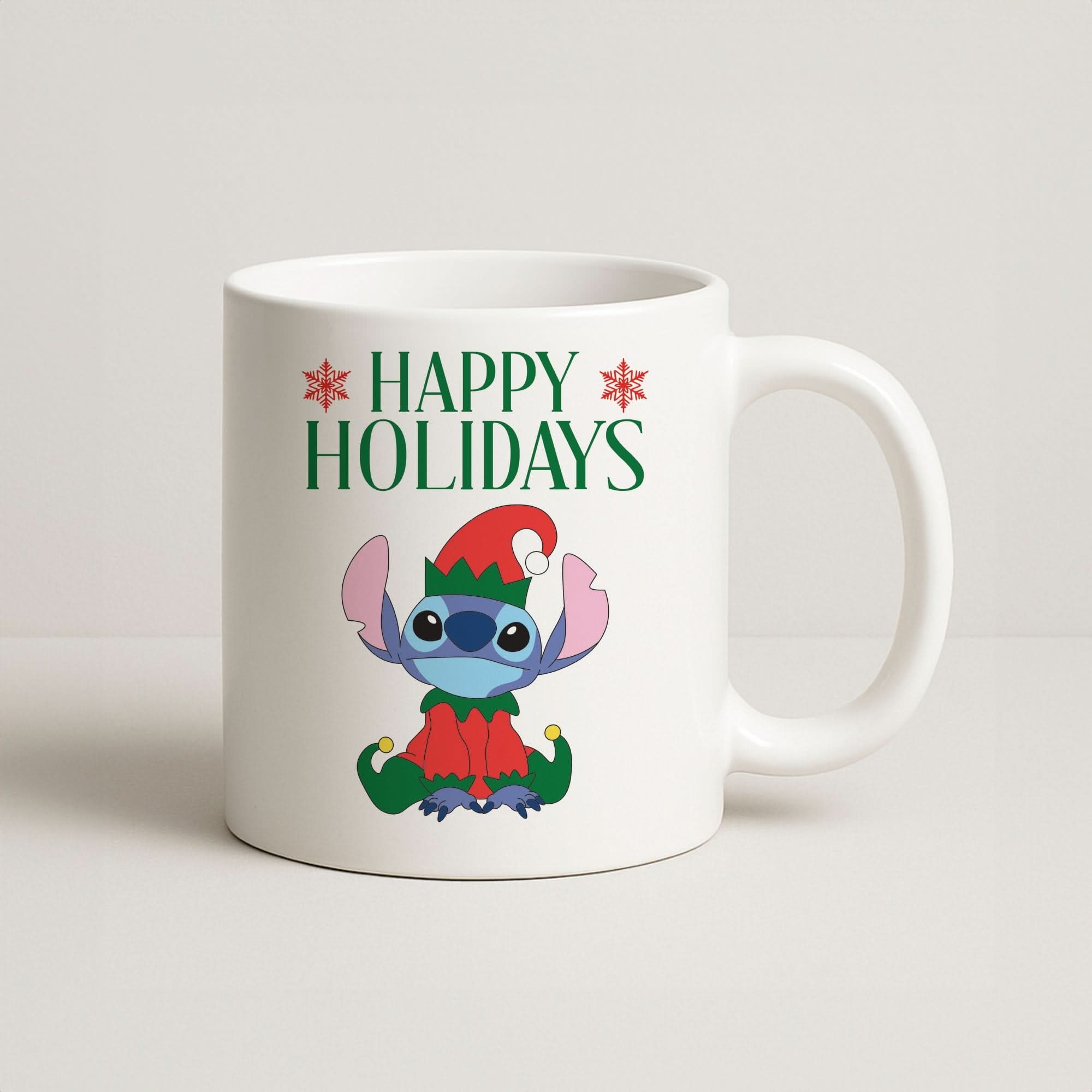 Cute Blue Alien Elf Coffee Mug