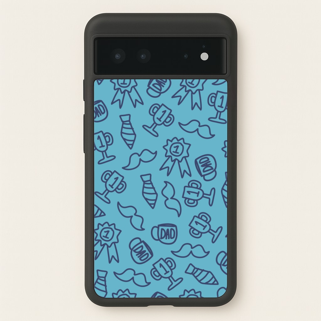 Dad Doodles Pattern Google Pixel 6 Case