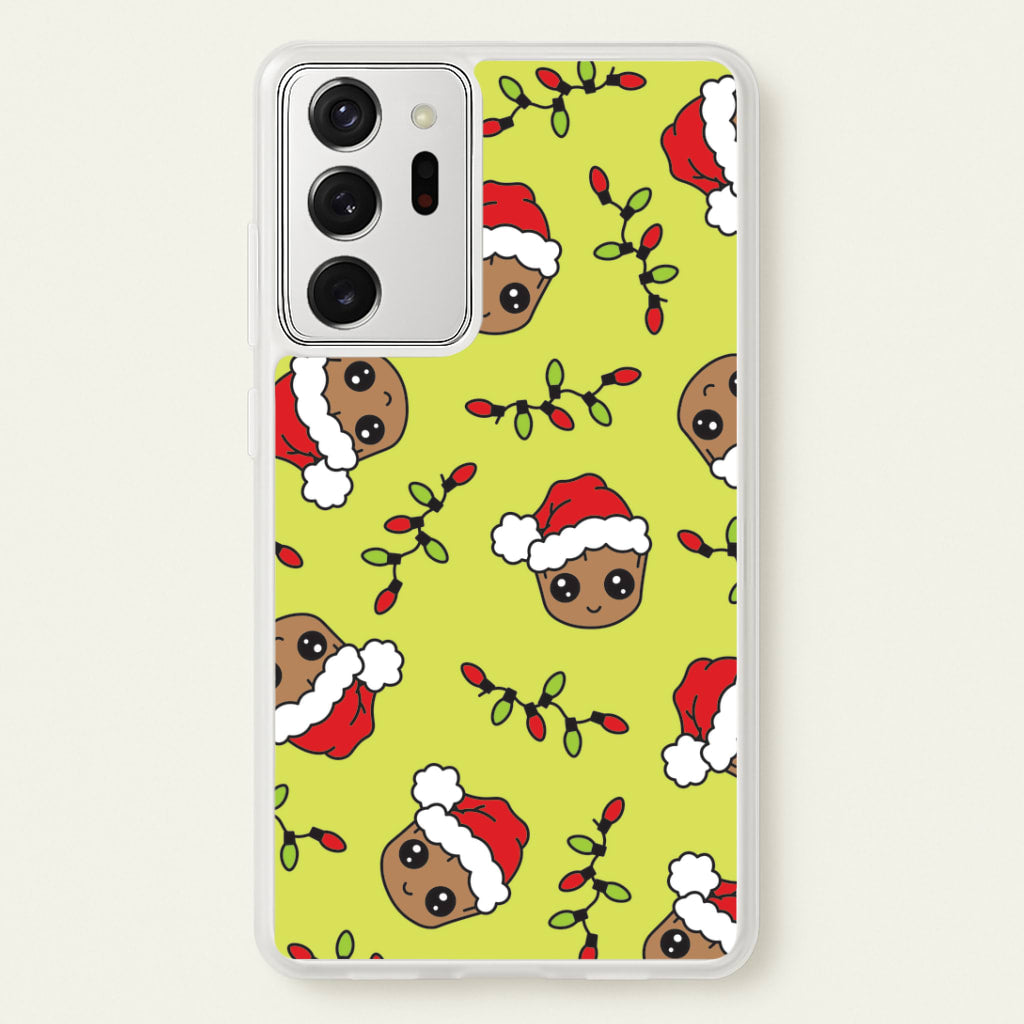Christmas Tree Hero Pattern Galaxy Note 20 Ultra Case