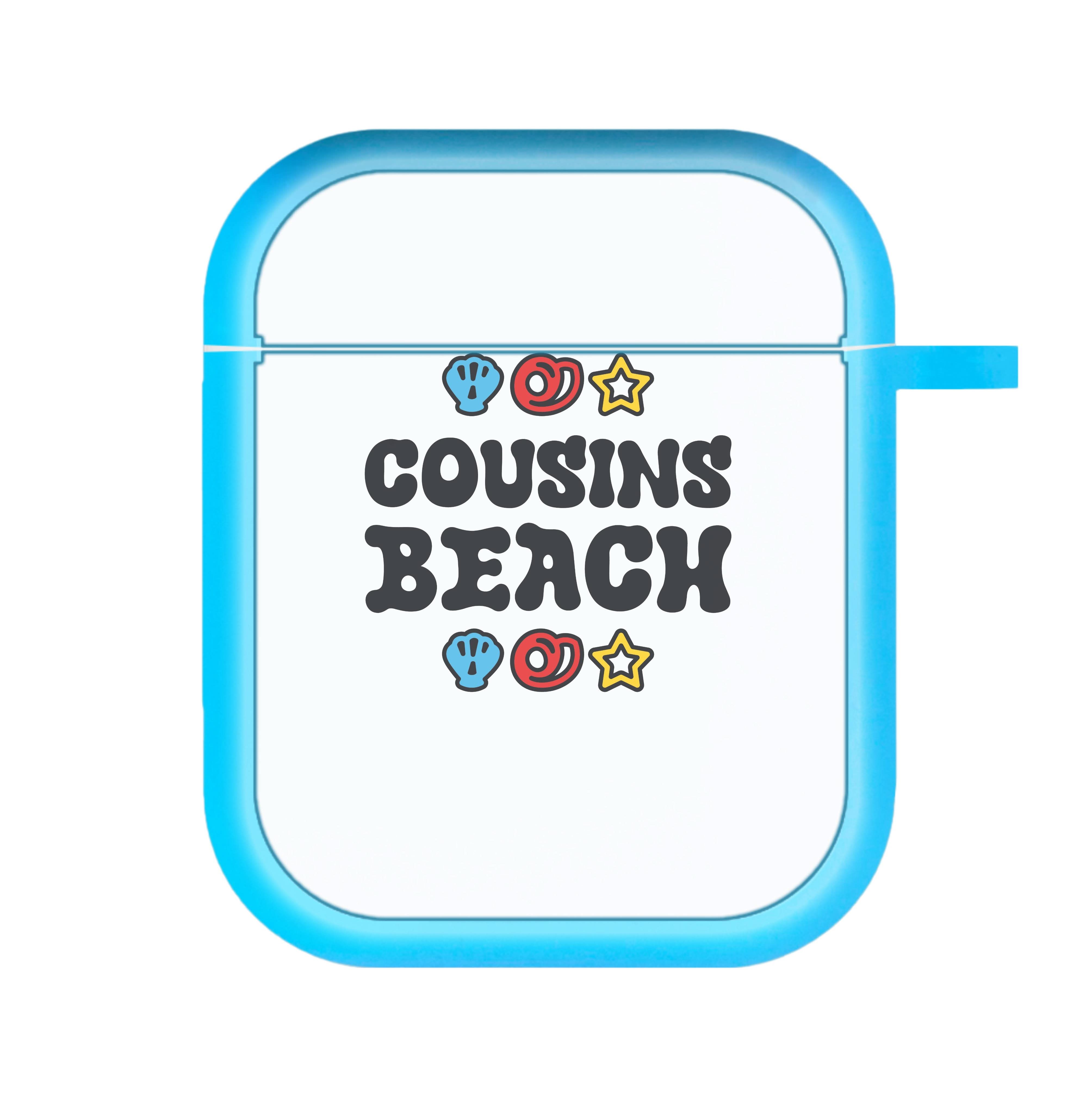 Cartoon Cousins Beach AirPods Case