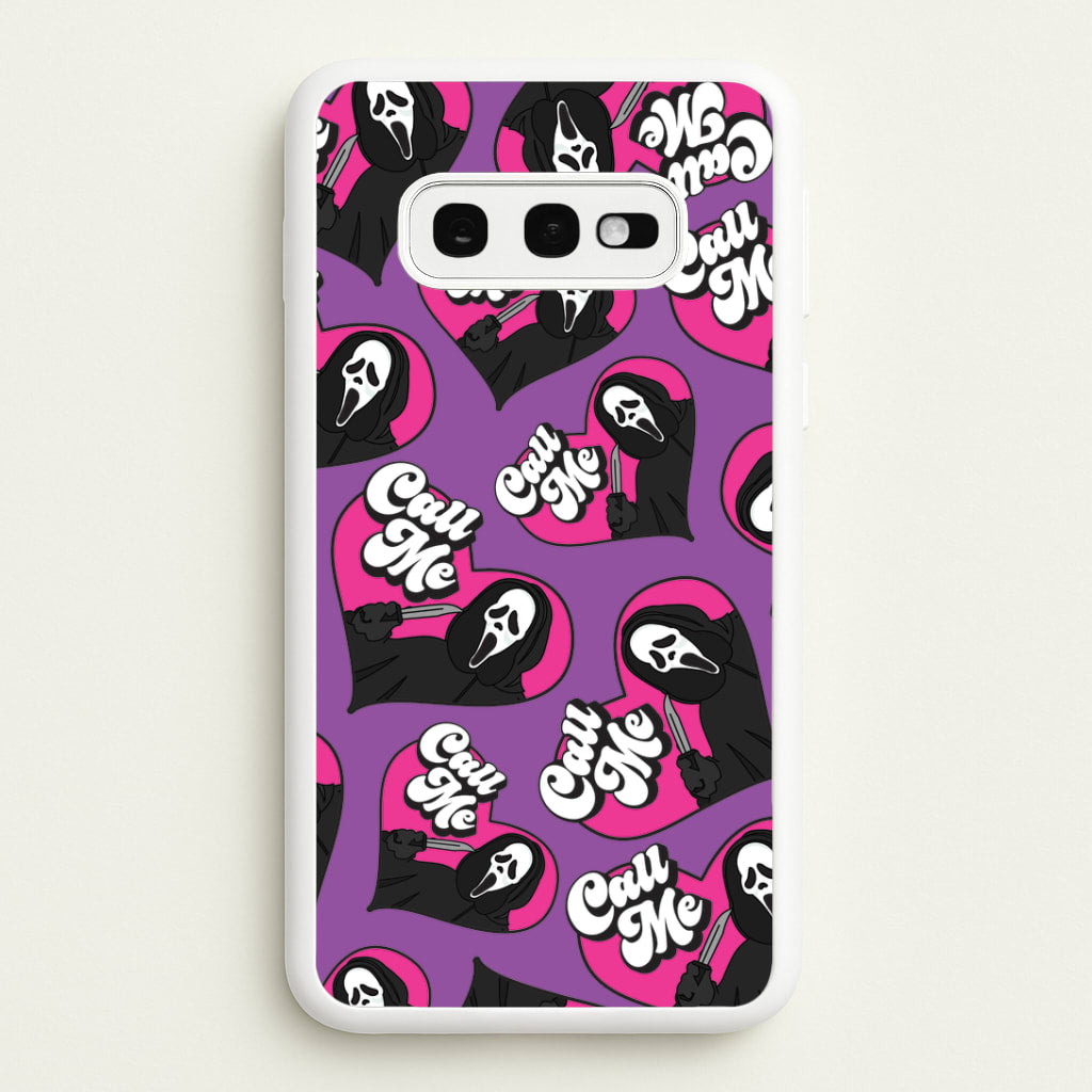 Call Me Heart Pattern Galaxy S10e Case