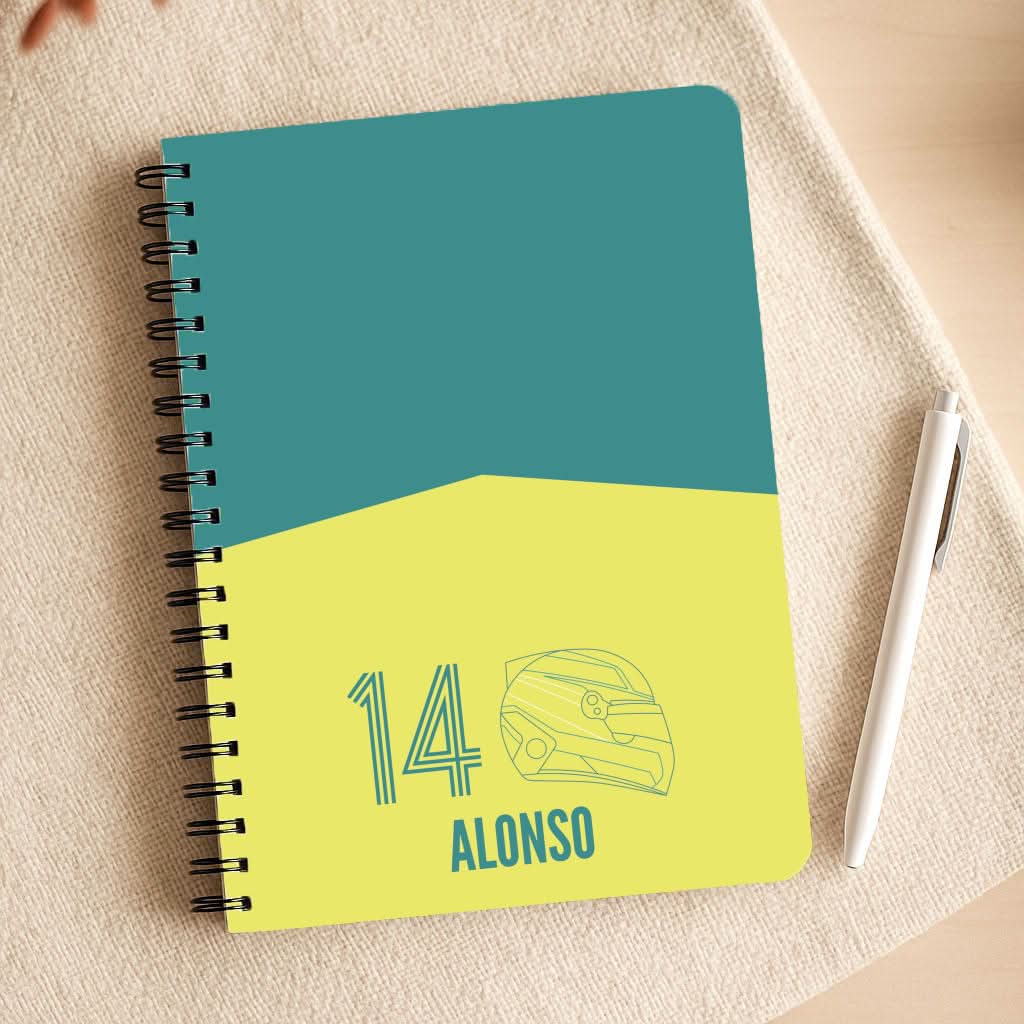 Alonso Helmet 2026 Notepad
