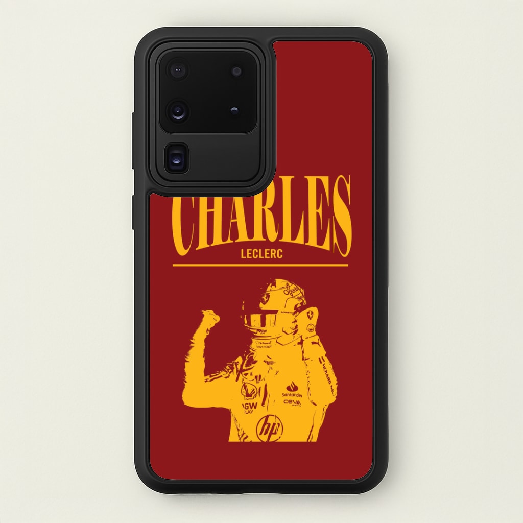 Charles Red And Gold Galaxy S20 Ultra Case