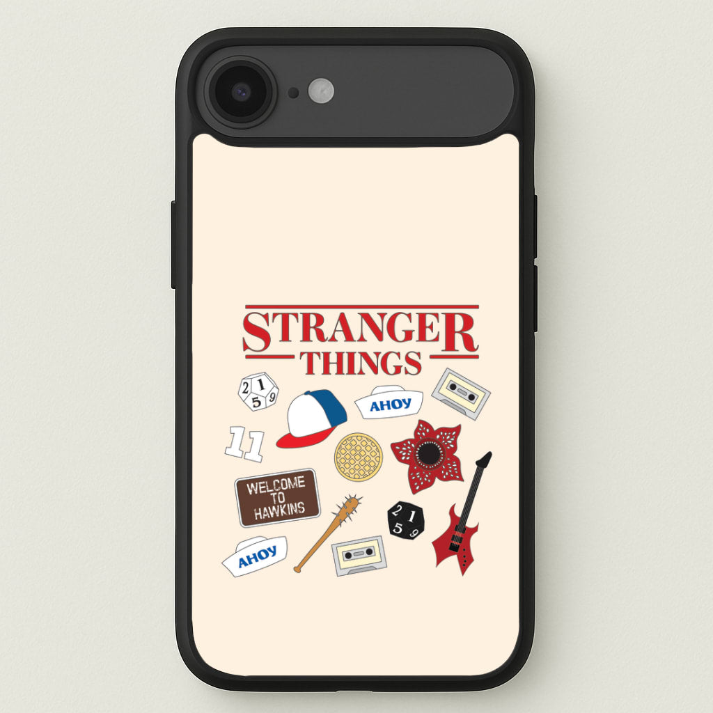 Stranger Things Cartoon Icons iPhone 17 Air Case