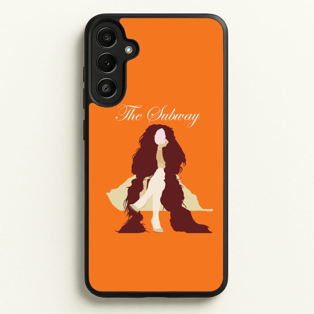 Subway Orange Galaxy A34 Case