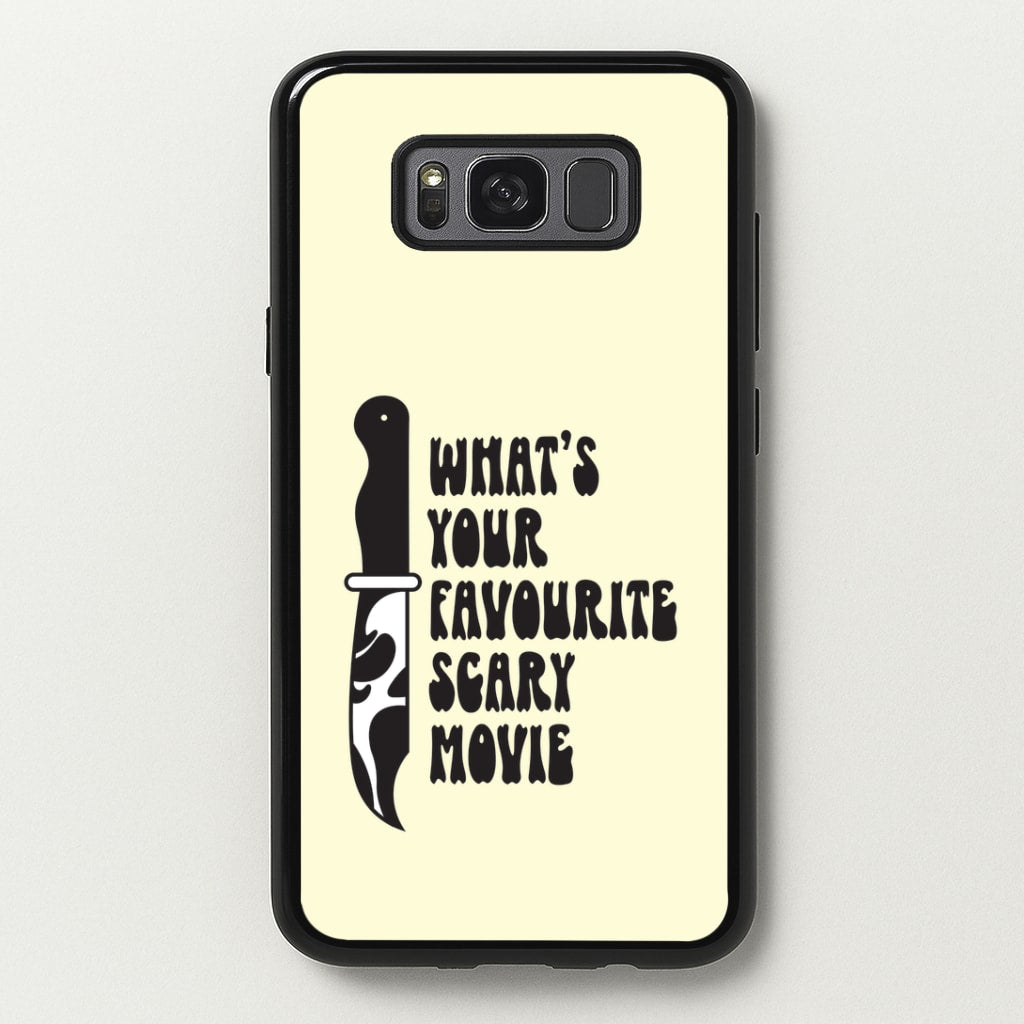 What's Your Favourite Scary Movie Trippy Galaxy S8 Plus Case