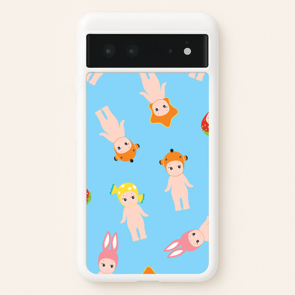 Angels Pattern Google Pixel 6 Case