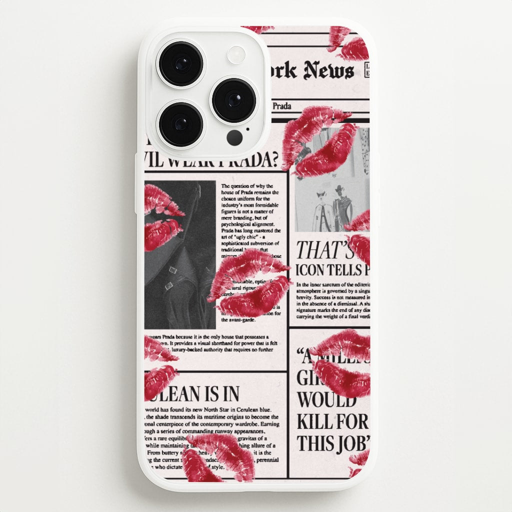 Headline Kisses iPhone 13 Pro Max Case