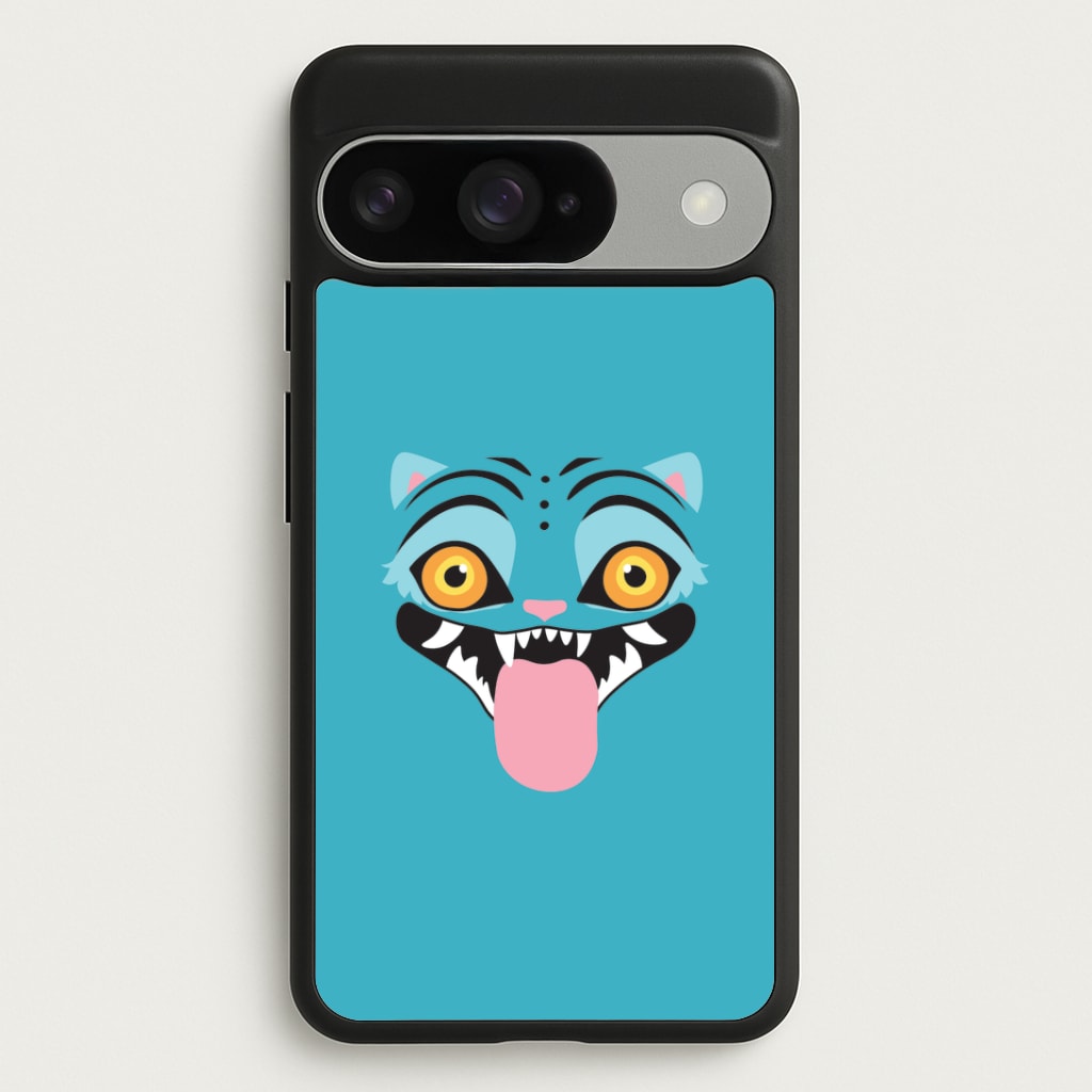 Demon Cat Face Google Pixel 10 / 10 Pro Case