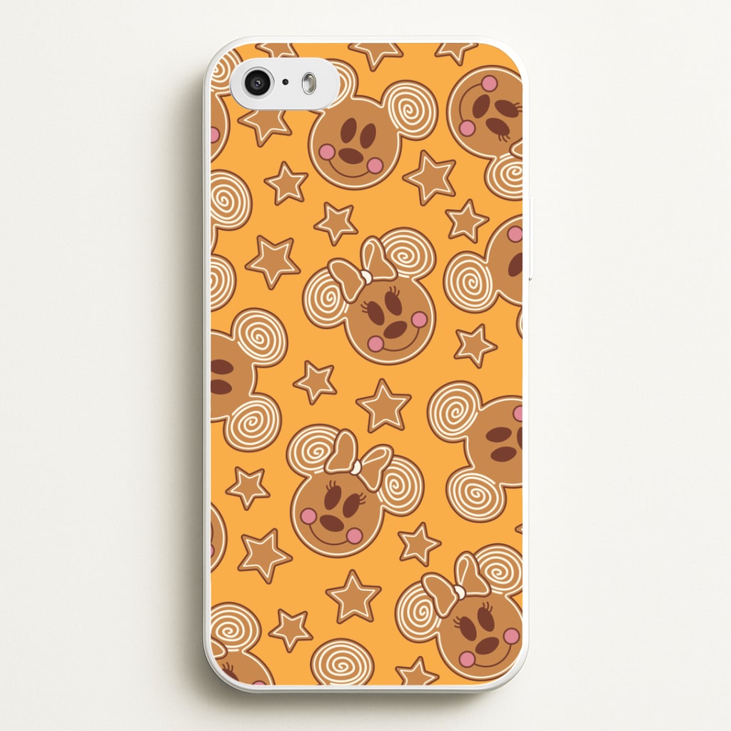 Cartoon Mouse Gingerbread Pattern iPhone 5 / 5s / SE 2016 Case