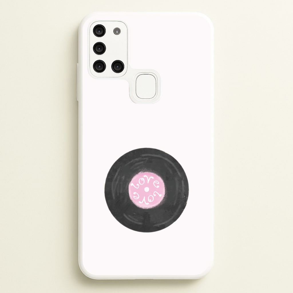 Love Vinyl Galaxy A21s Case