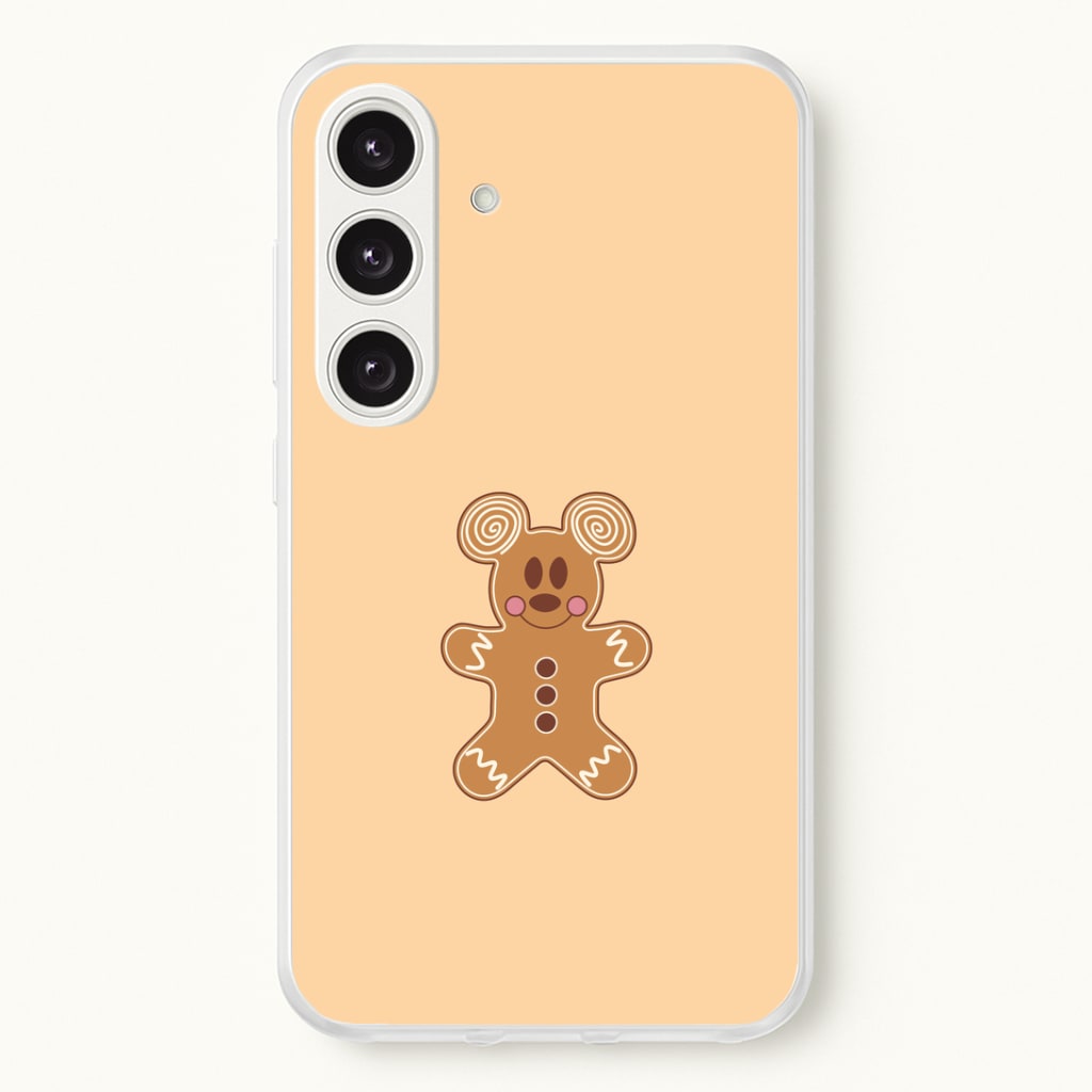 Cartoon Mouse Gingerbread Galaxy S25 Plus Case