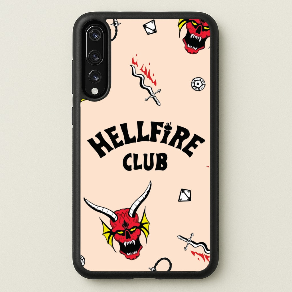 Hellfire Club Icons Collage Peach Huawei P20 Pro Case