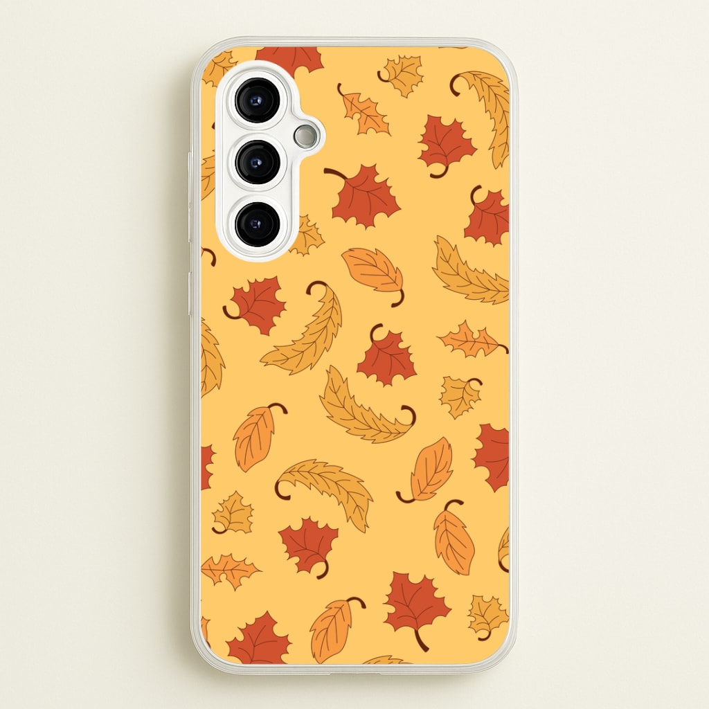 Leaves Assortment Pattern Galaxy A54 Case