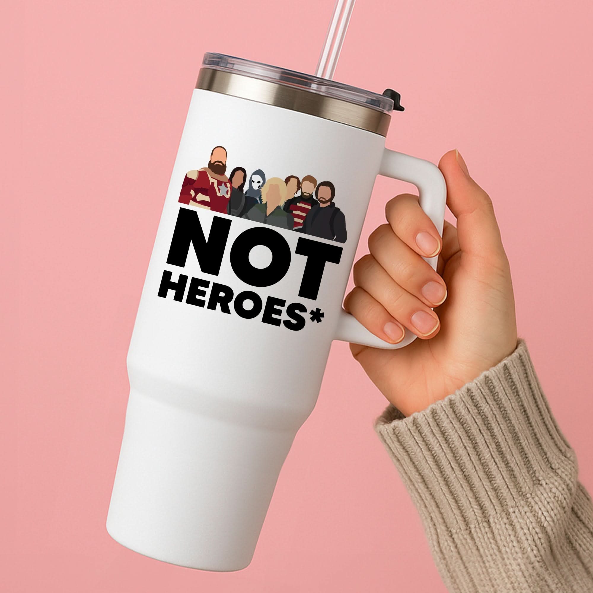 Not Heroes Tumbler