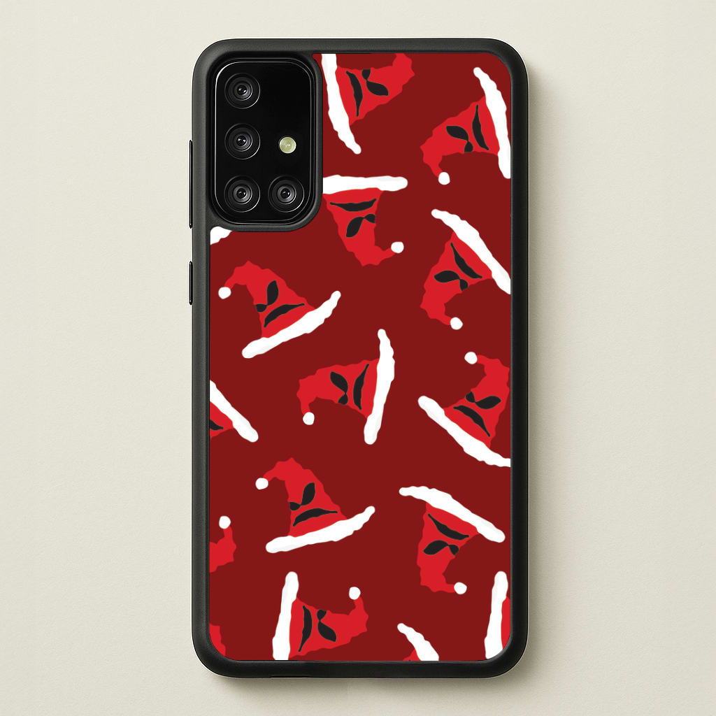 Sorting Christmas Hat Pattern Galaxy A71 Case