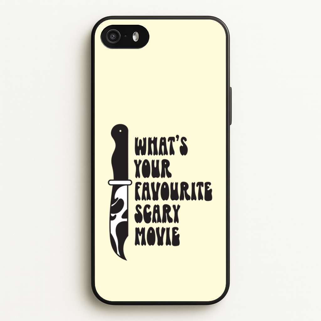 What's Your Favourite Scary Movie Trippy iPhone 5 / 5s / SE 2016 Case