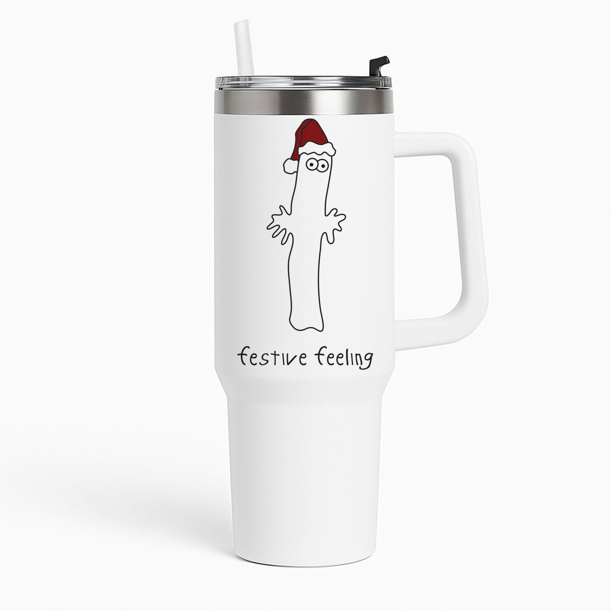 Festive Feeling Wiggly Moom Tumbler