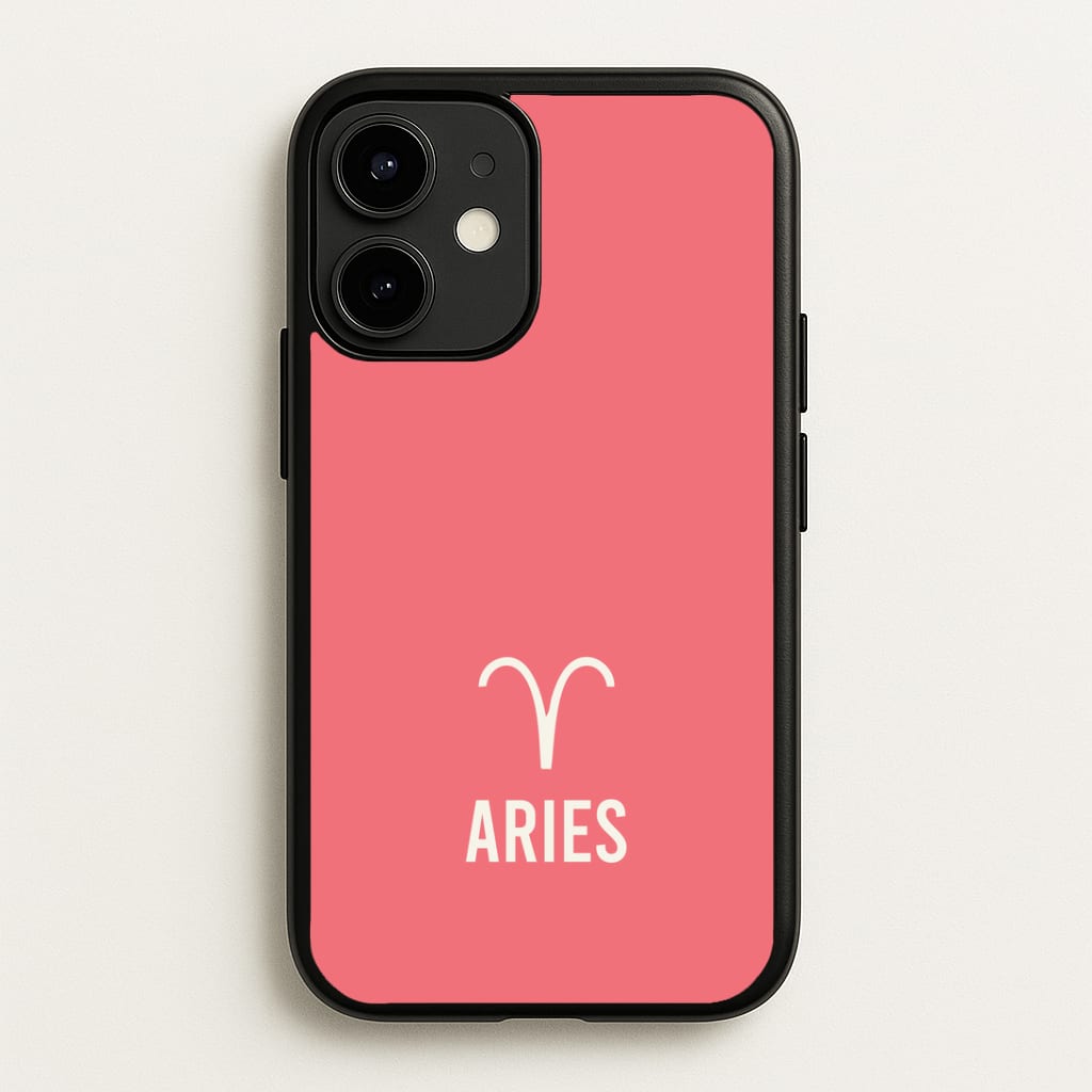 Aries Pastel Zodiac iPhone 12 / 12 Pro Case