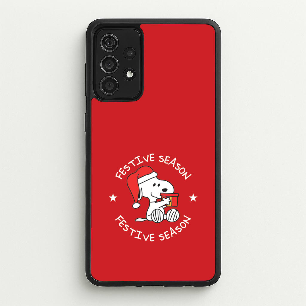 Cartoon Beagle Festive Season Galaxy A52 / A52s Case
