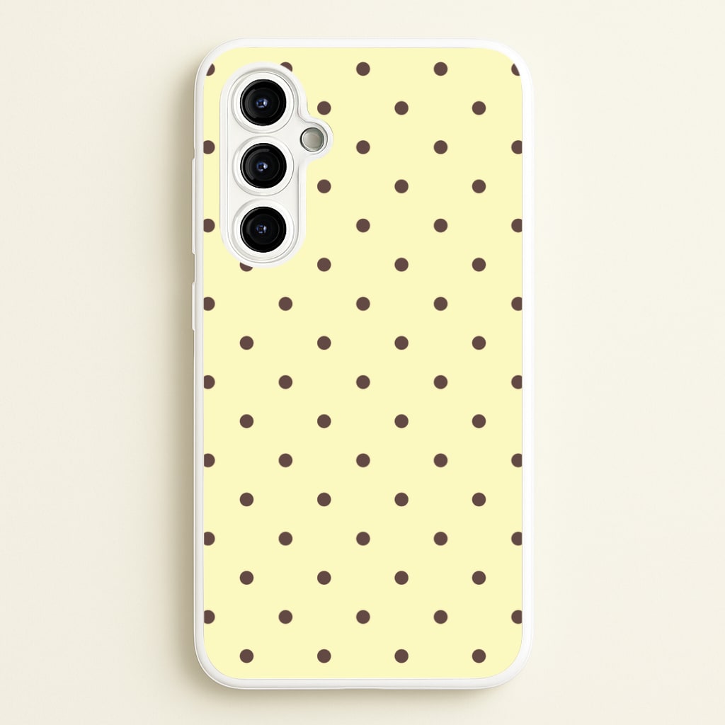 Vanilla & Chocolate Polka Dots Galaxy A54 Case
