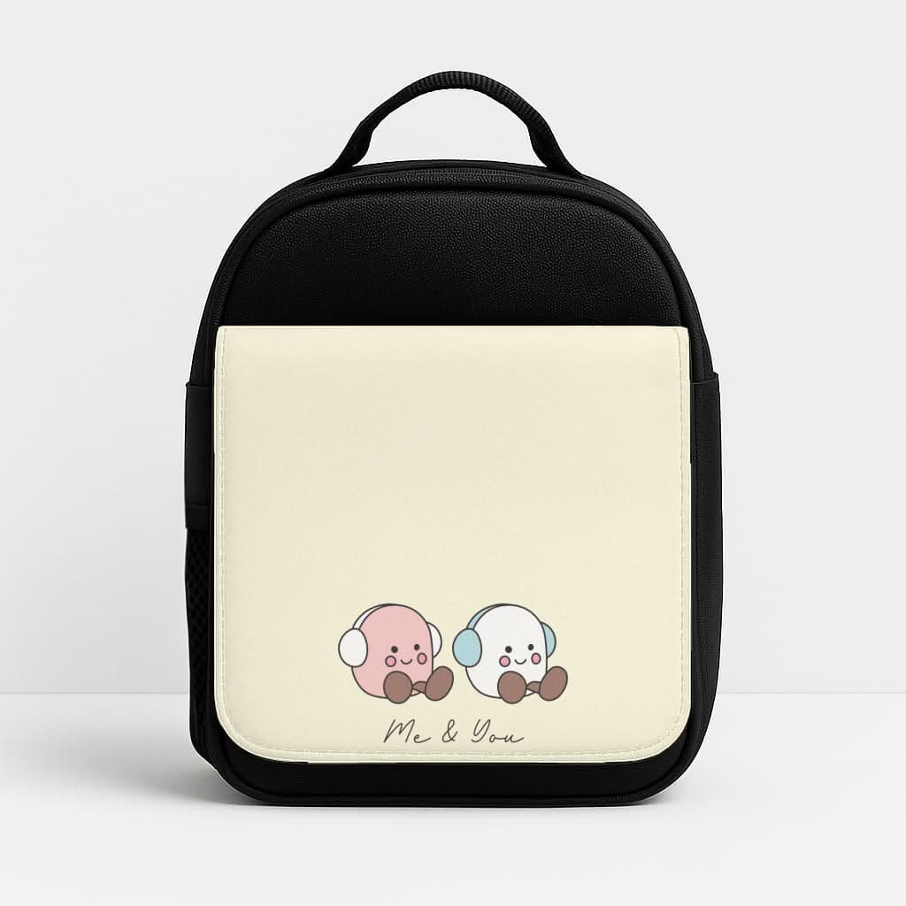 Cute Christmas Marshmellow Plushies Lunchbox