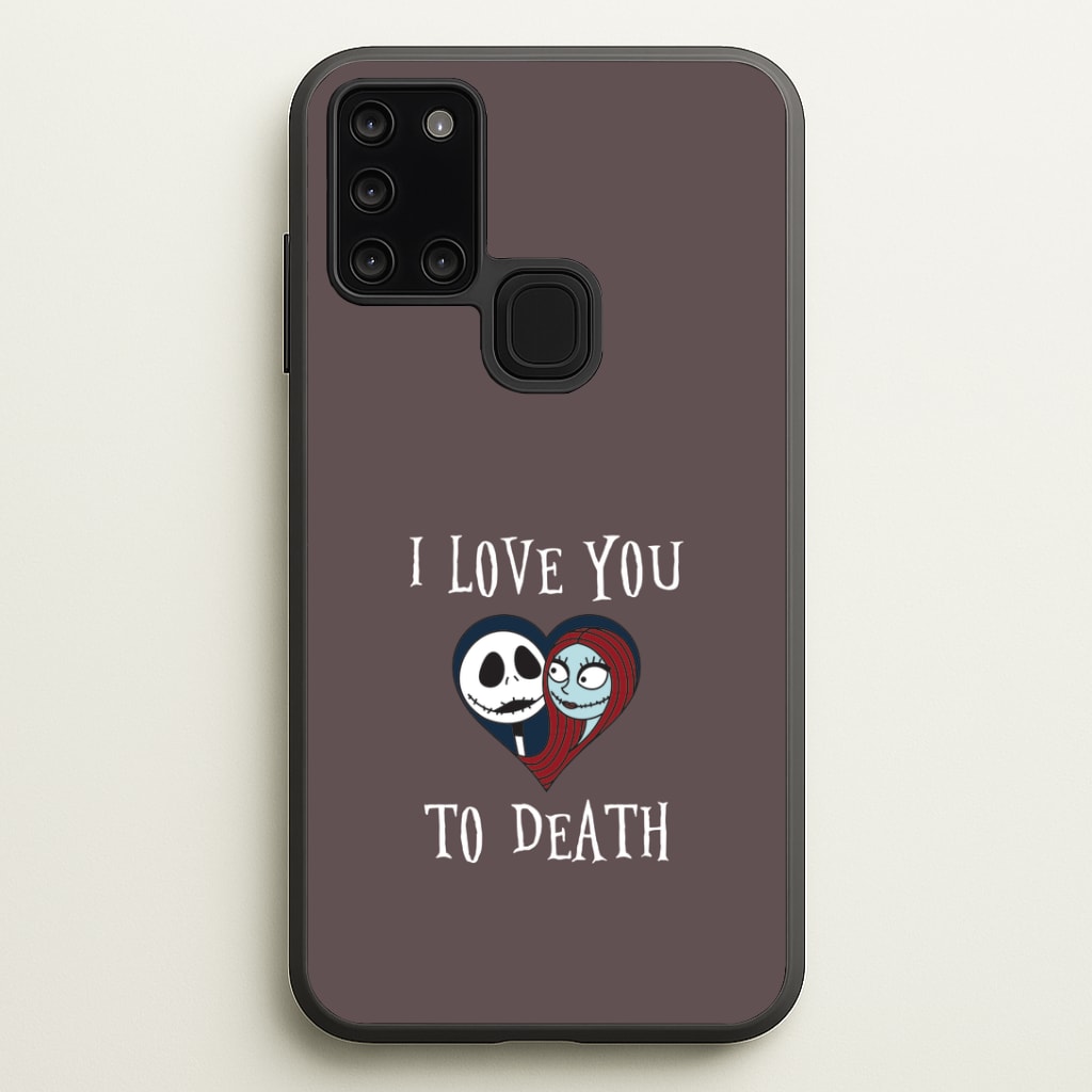 I Love You To Death Heart Galaxy A21s Case
