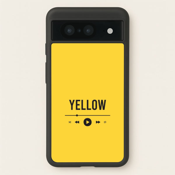 Yellow Music Player Google Pixel 8 Case