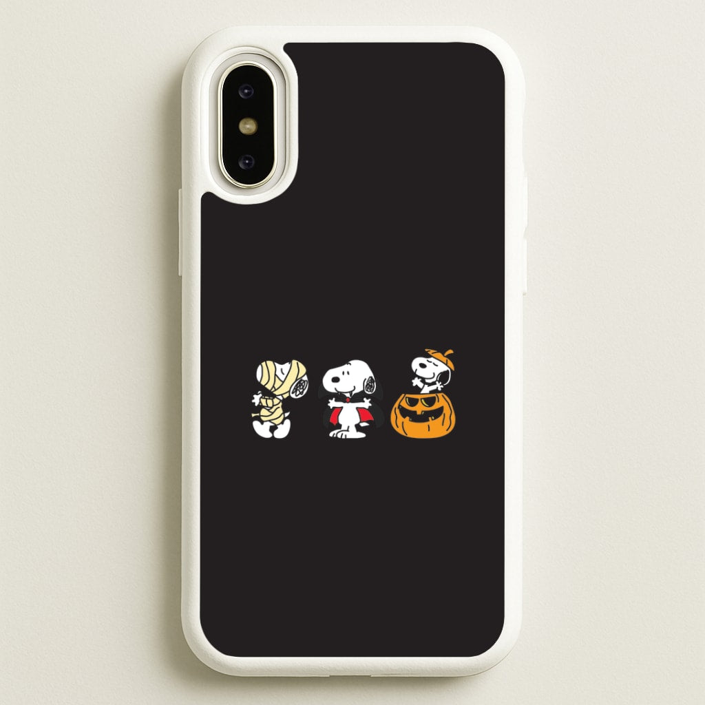 Cartoon Beagle Halloween Costumes iPhone X / XS Case