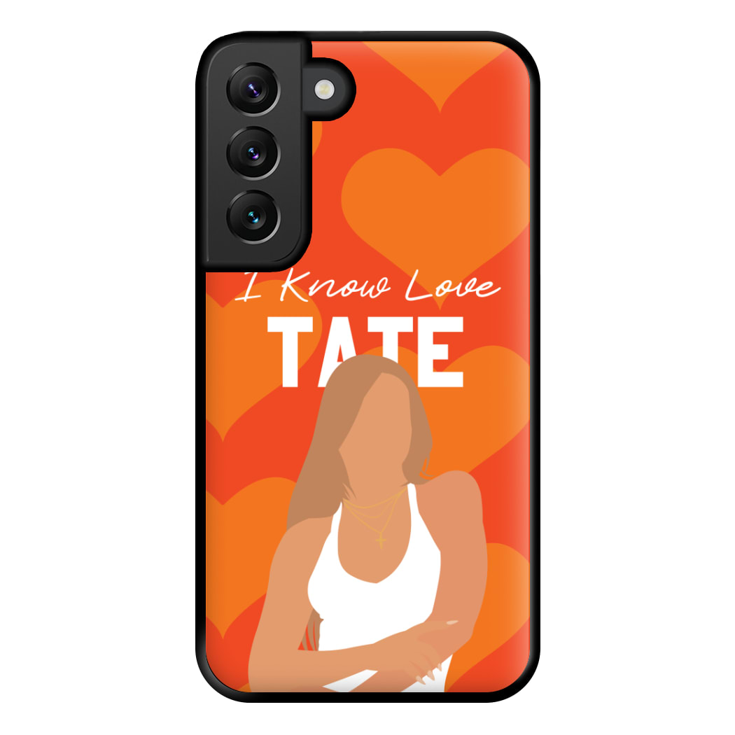 I Know Love Pattern Galaxy S22 Plus Case