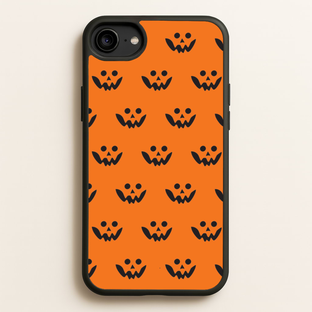 Carved Pumpkin Face Pattern iPhone 6 / 7 / 8 / SE Case