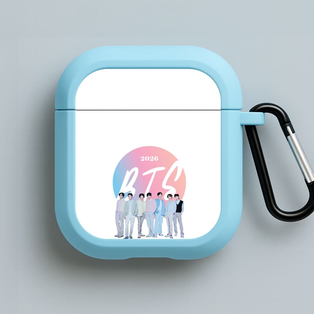 2026 K-Pop Band Blue AirPods Case