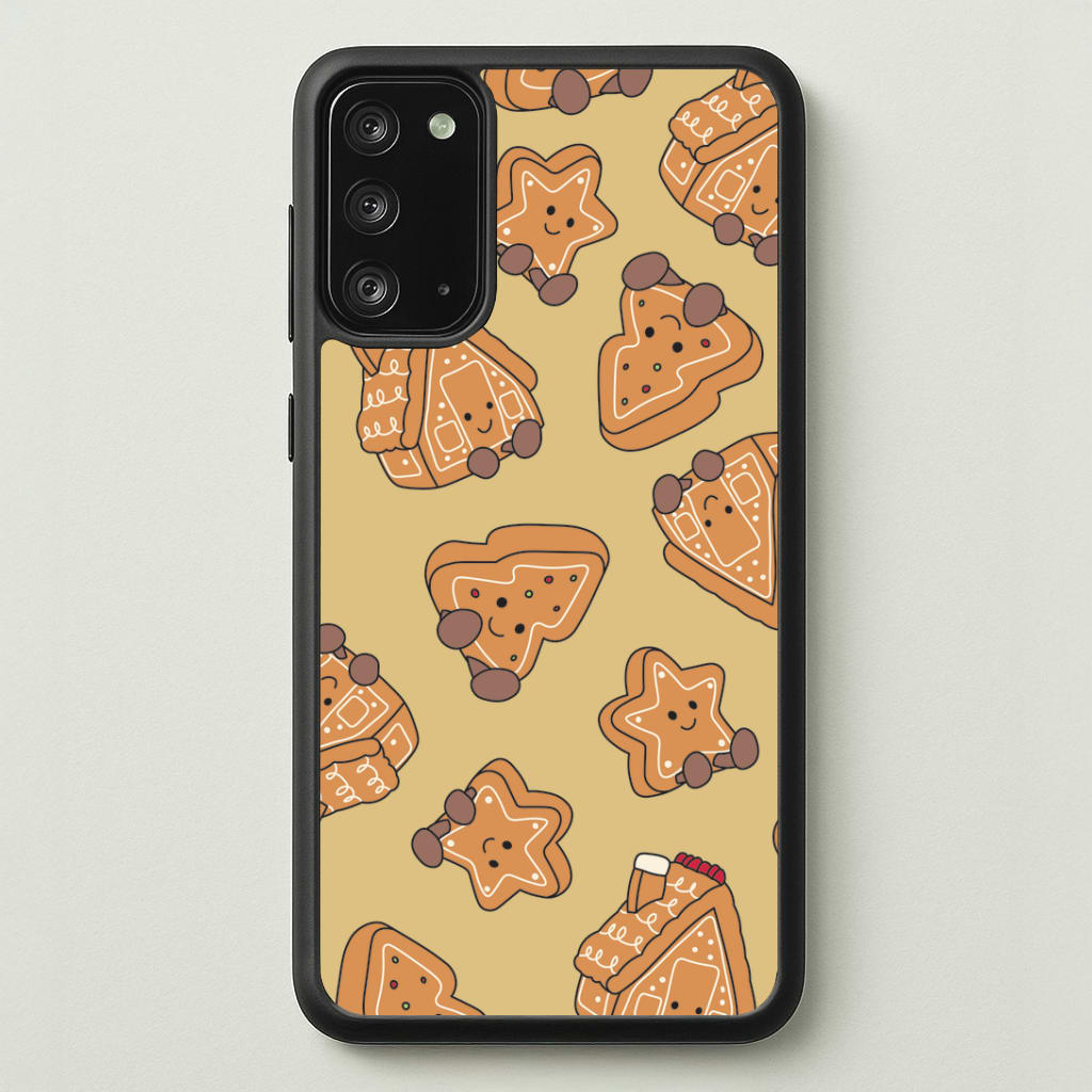 Gingerbread Plushies Pattern Galaxy Note 20 Case