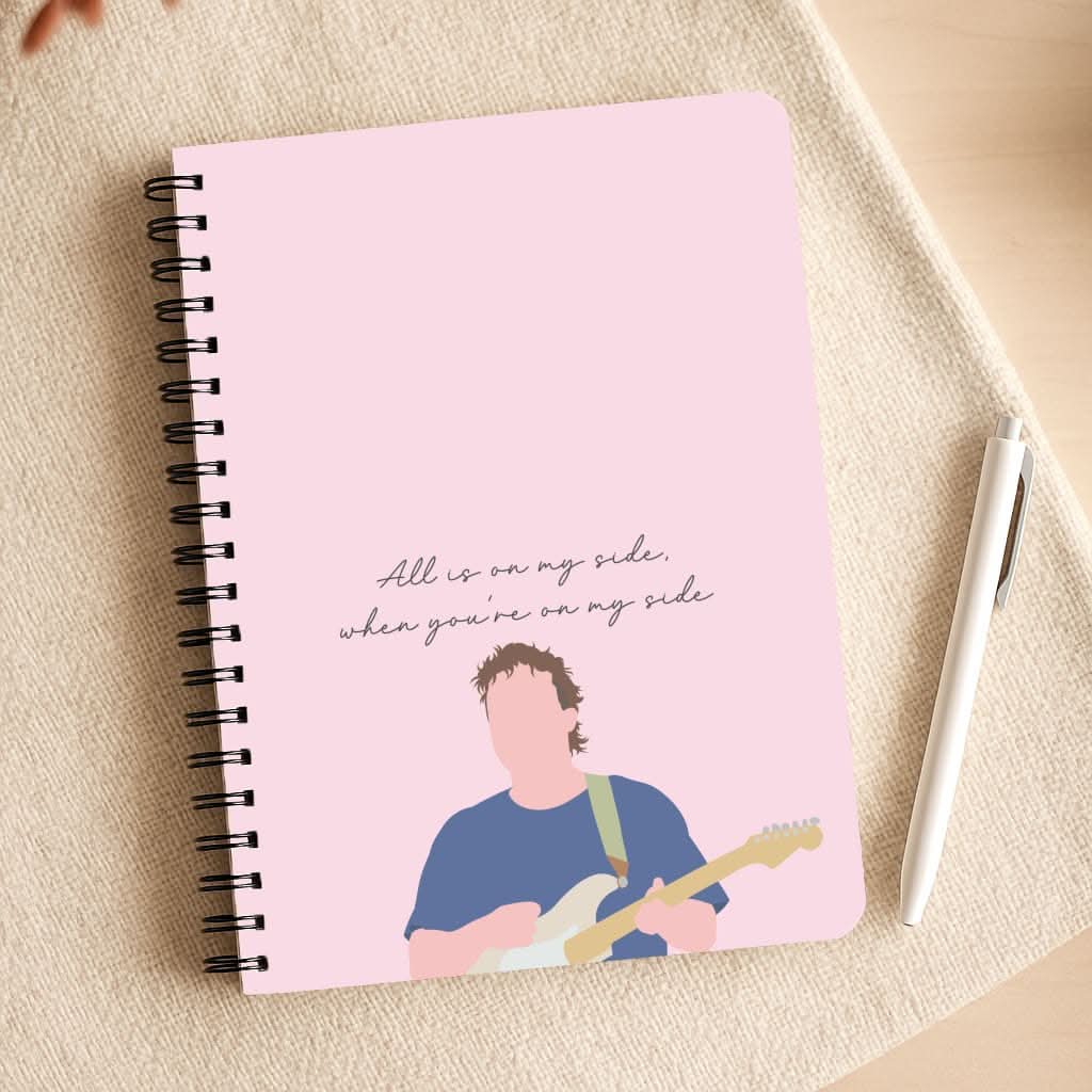 All Is On My Side Pink Notepad