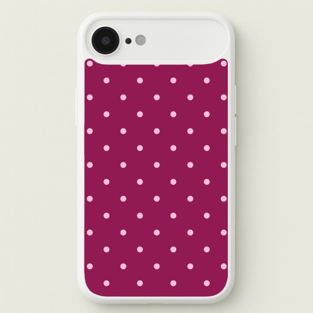 Raspberry Polka Dots iPhone 17 Air Case