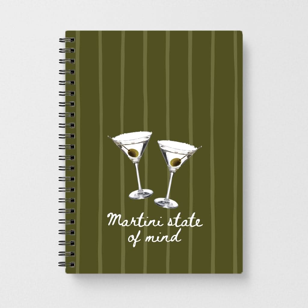 Martini State Of Mind Notebook