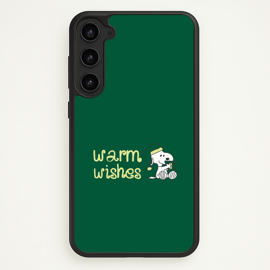 Cartoon Beagle Warm Wishes Galaxy S23 Case