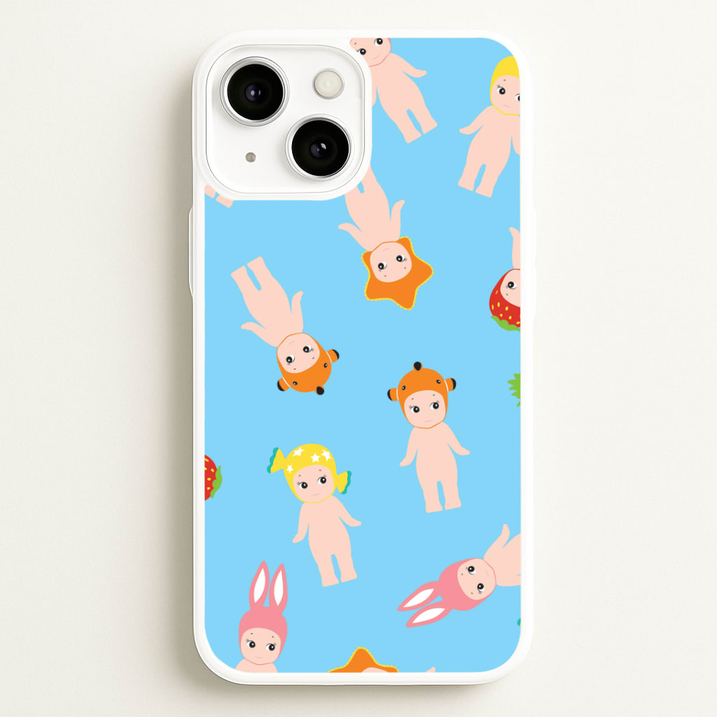 Angels Pattern iPhone 13 Mini Case